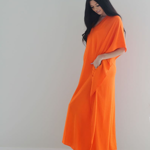 Nuevo Vestido de Playa Tie Dye Hecho a Mano 2026, Kaftán Boho, Traje de Baño, Tela de Algodón, Kaftán Largo para Mujer, Vestido Maxi - Product Image 5