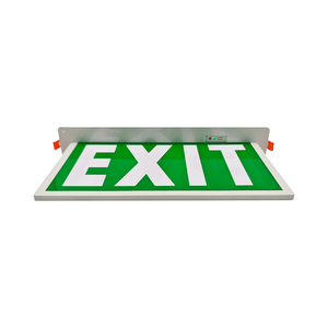 Signalisation d'évacuation de sécurité, éclairage d'urgence LED, panneau d'indication LED en plastique pour sorties de secours - Product Image 5
