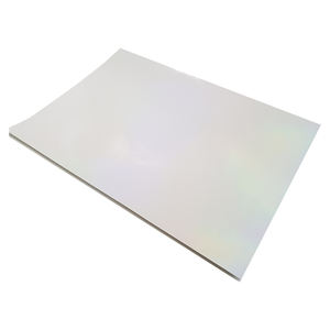 Rollo o hoja de papel adhesivo de vinilo A4, holograma Destructible de arcoíris, tamaño personalizado, pegatina holográfica de concha de huevo, venta al por mayor - Product Image 2