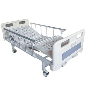 Lit d'hôpital manuel Kerry en ABS et acier inoxydable pour soins à domicile des personnes âgées - Product Image 1