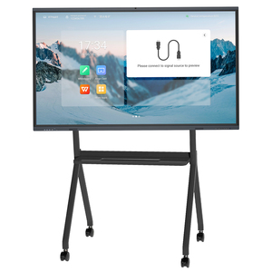 กระดานอัจฉริยะแบบดิจิทัล LCD ขนาด 55 65 75 85 98 110 นิ้ว ความละเอียด 4K สำหรับโรงเรียน พร้อมปากกาสัมผัสและระบบสัมผัสหน้าจอแบบอินเทอร์แอคทีฟ - Product Image 2