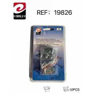 Mnj Door Catch Plastic Roller Type 12Pcs Pack For Door Hardware - Product Image 3