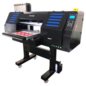 HJD दोहरी सिर यूवी मुद्रण मशीन आकार A3 A2 यूवी DTF प्रिंटर Flatbed यूवी प्रिंटर का नेतृत्व किया