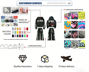 LEDUO Customized Vintage Oversized Casual Fleece Lined Half Zip Long Sleeve Sweatshirt - Product Image 4