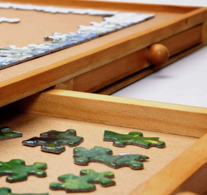 Planche de puzzle On the Go 1500 pièces avec surface en bois antidérapante 6 tiroirs pour le plaisir scolaire des enfants Autres meubles - Product Image 4