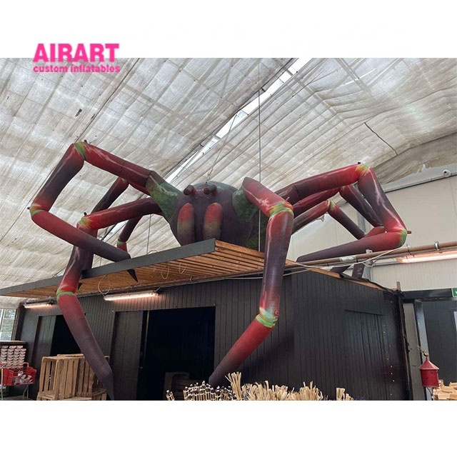 Roof Decoration Giant Inflatable Halloween Spider
