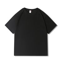 T-shirts à col rond pour hommes surdimensionnés 200 grammes de coton pour Streetwear Sport Gym Vintage Logo imprimé personnalisé en gros poids lourd personnalisé