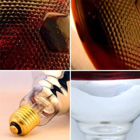 Ampoule chauffante infrarouge PAR38 pour lampe à sel de lave, 150W AC 110V (± 10%), à intensité variable, pour la production de chaleur, CE RoHS, pour approvisionnement en gros
