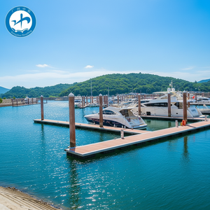 Plataforma <span class=keywords><strong>Flotante</strong></span> de Fácil Instalación, Resistente, para Ocio, Muelle <span class=keywords><strong>Flotante</strong></span>, Cubierta para Yates, Suelo de WPC para Exteriores, para Muelles junto al Lago - Product Image 4
