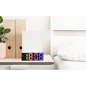 Reloj Despertador <span class=keywords><strong>Digital</strong></span> Inteligente LED con Pantalla de Temperatura, Brillo Ajustable, Función de Espejo para Dormitorio, Oficina, Regalo Moderno Personalizado - Product Image 3