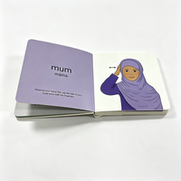 Service d'impression de livres cartonnés personnalisés à faible MOQ, fabrication OEM de livres d'histoires pour enfants en carton couleur, usine d'impression de livres cartonnés sur mesure