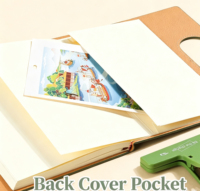 Carnet en cuir portable A5, logo gravé sur mesure, agenda de bureau, bloc-notes avec marque-page en ruban, journal, planificateur d'affaires pour cadeau