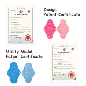 Babyshow Lot de 4 Serviettes Hygiéniques Maternité Réutilisables en Polaire Super Absorbantes Respirantes Anti-Fuites avec Ailettes <span class=keywords><strong>pour</strong></span> Femmes - Product Image 6