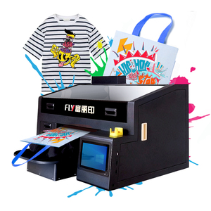 Impresora de Camisetas de Inyección de Tinta de Bajo Precio y Alta Demanda, <span class=keywords><strong>Calidad</strong></span> Fotográfica, Impresión Directa en Camisetas con Dos Cabezales CMYK Blanco - Product Image 1