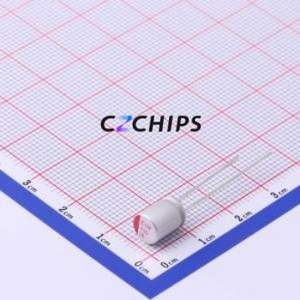 Condensador Sólido SPF1VM101E08O00RAXXX, Componente de Orificio Pasante (THT), D6.3xL8mm 100uF 35V 6.3mm 8mm - Product Image 1