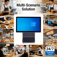 Terminal de point de vente Android avec écran tactile capacitif de 15,6 pouces, résolution 1366x768, RK3568, 8 Go de RAM, 128 Go de ROM, Bluetooth 5.2, RJ45, USB3.0, VGA