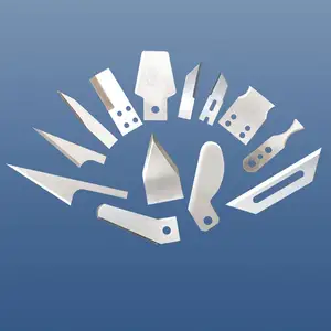Maquinaria de alimentos Hoja en forma de hoja Cuchillo cortador de verduras personalizado/Cuchillo picador de CARNE/Cuchillo cortador