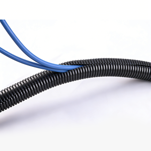 <span class=keywords><strong>Gaine</strong></span> corruguée fendue, tube de protection de câbles fendu, tuyau corrugué ouvrable, conduit corrugué à fentes, conduit flexible fendu - Product Image 1