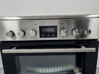 Cuisinière à induction électrique 4 foyers 2026 60 avec four électrique, combinaison cuisinière autoportante, écran LCD