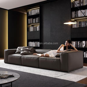 Canapé modulaire en mousse à mémoire de forme moderne pour appartement, canapé inclinable compressible pour salon, villa, éponge, détente - Product Image 4