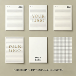 Cuadernos A5 con logotipo personalizado al por mayor, 100 páginas de papel grueso, línea Horizontal, libros de ejercicios, papelería escolar a granel para estudiantes - Product Image 6
