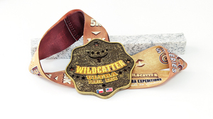 Medallas Deportivas Personalizadas de Metal 3D Antiguas y Modernas para Triatlón, Maratón y Carreras, Venta al por Mayor del Fabricante, 5K 10K, Wild Catter Ultra - Product Image 4