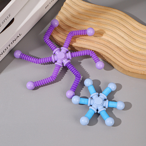 Juguete de descompresión educativo de plástico flexible y divertido, directo de fábrica, DIY, con efectos giratorios - Product Image 2
