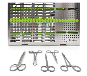 طقم زرع الأسنان دينتيوم 18 قطعة، طقم جراحي أصلي 100٪ لأدوات طب الأسنان وزرع اللثة والأسنان - Product Image 3