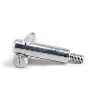 Pasador de pivote con acabado <span class=keywords><strong>espejo</strong></span> para cerradura de leva M6-M14 de acero inoxidable 304 con cabeza ranurada para vitrinas, alta precisión, duradero, <span class=keywords><strong>precio</strong></span> competitivo - Product Image 1