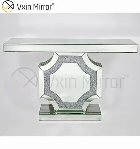 Sıcak satış Modern tarzı konsol masa 2022 gümüş kristal elmas konsol masa s