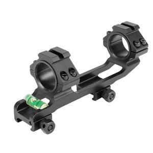 กล้องเล็งแบบ Cantilever รองรับโลโก้สั่งทำพิเศษ ขนาด 25.4/30 มม. สีดำ พร้อมระดับน้ำกันการสั่นสะเทือน อุปกรณ์เสริมสำหรับการล่าสัตว์และกิจกรรมกลางแจ้งที่ทนทาน - Product Image 3