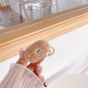 Cadeaux de Noël d'hiver Fille Chiot Forme Peluche Marron Teddy Dog Earphone Case Accessoires Pour Apple Airpods 1 2 3 <span class=keywords><strong>Pro</strong></span> Cover - Product Image 4