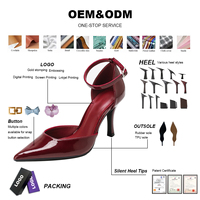 Bottes d'Hiver Élégantes pour Femme 2025, Montantes Genoux, Style Western avec Fermeture Éclair, Confortables en Cuir PU, Augmentant la Taille, Unies pour l'Automne et le Printemps