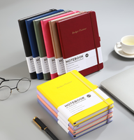 Carnet de notes A5 en cuir PU mignon, couverture rigide, personnalisé avec logo, pour l'école, vente en gros