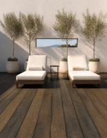 Revêtement de terrasse en composite PU, écologique, pour jardin, extérieur, imperméable, antidérapant, couleur et taille personnalisées, OEM, ODM, vente en gros, revente
