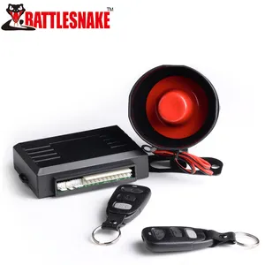 12V Universal Car Alarm System Anti-Hijacking Central Locking System One way Car Alarm System with Remote Start Engine