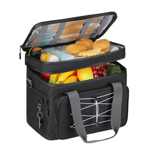 Tùy Chỉnh Xách Tay Đóng Mở Mềm Hai Mặt Túi Lạnh Lon Bãi Biển Mát Lớn Leakproof Du Lịch Cắm Trại Túi Lạnh - Product Image 1