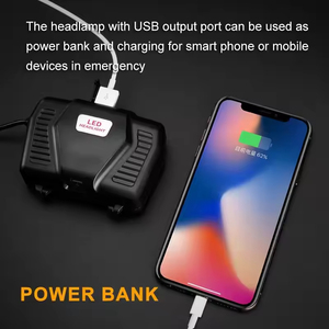 New COB sáng 6000 Lumens Telescopic Zoom có thể sạc lại hợp kim nhôm Đèn pha ngọn đuốc chiến thuật đèn pin <span class=keywords><strong>Led</strong></span> Đèn Pha - Product Image 6