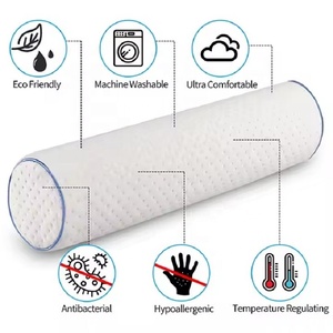 BSCI Yoga solide motif <span class=keywords><strong>cervical</strong></span> cou rouleau mousse à mémoire oreiller orthopédique soutien traversin pour dormir lit jambes dos - Product Image 4