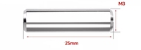 Goupilles en acier inoxydable LeGood de 3 mm de diamètre x 25 mm de long avec chanfreinage aux deux extrémités, finition brillante, modèle LGII