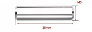 LeGood de 3 mm de diámetro x 25 mm de largo con biselados en ambos extremos de acero inoxidable - Product Image 2