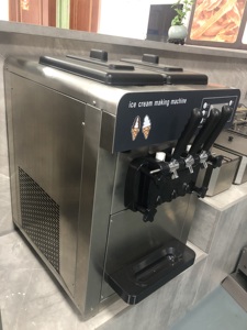 Machine à glace molle WICE double 6L avec lavage automatique, machine à glace commerciale à économie d'énergie pour les entreprises en démarrage, usage intensif - Product Image 3