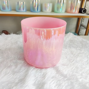 ชามคริสตัลใสสำหรับร้องเพลง432Hz/440Hz เสียงบำบัดโยคะด้วยการไล่ระดับสี - Product Image 2