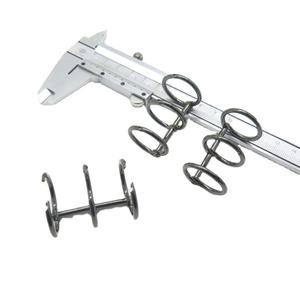 Anneau de reliure pour calendrier en nickel noir EWANG avec trois trous - Product Image 2