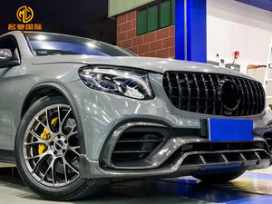 Garniture de pare-chocs avant en fibre de carbone pour Mercedes Benz Glc63s <span class=keywords><strong>Amg</strong></span> - Product Image 2