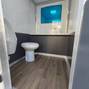 Remolque de Baño Portátil de Lujo, Ecológico y Duradero, Baño Móvil VIP con Ducha <span class=keywords><strong>para</strong></span> <span class=keywords><strong>Bodas</strong></span> en la Playa, Fiestas y Eventos al Aire Libre - Product Image 6