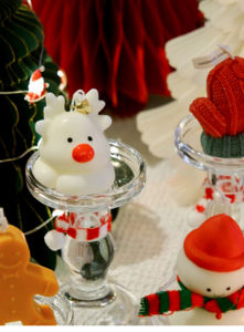 Design de mode Noël Ambiance festive Cadeau Pain d'épice Homme Père Bougies Parfumées - Product Image 2