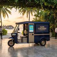 Remorque de camping-car en acier inoxydable pour la vente de souvenirs touristiques, longueur personnalisable, idéale pour les entreprises mobiles mondiales et les constructeurs d'infrastructure.
