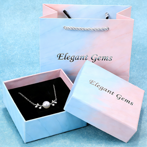 FX Custom Luxury Jewelry Drawer <b>Box</b> Ribbon Rigid <b>Gift</b> Packaging Paperboard Embossing Custom Logo Foil Stamping Ring Earring - Product Image 2