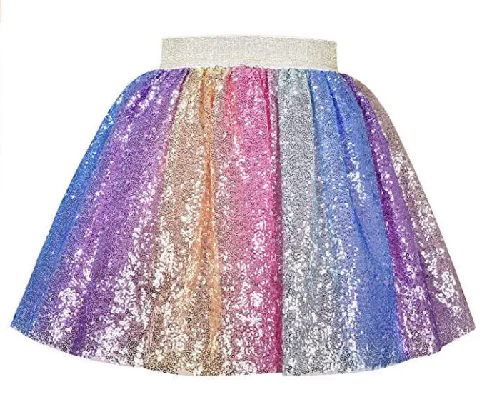 Tutu Manufacture Fashion Rainbow Sequin ballet dance tutu ballet costume for baby girls